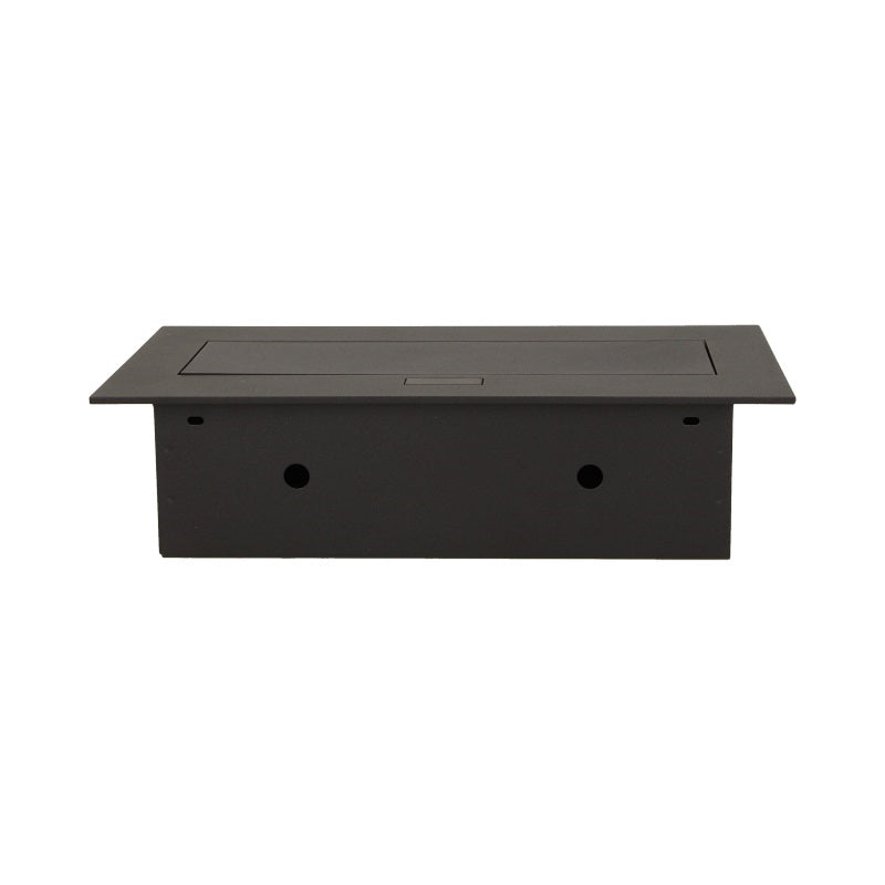 Prise Encastrable 3x2p+z Bord Plat Noir