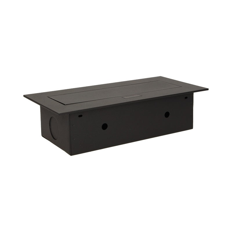 Prise Encastrable 3x2p+z Bord Plat Noir