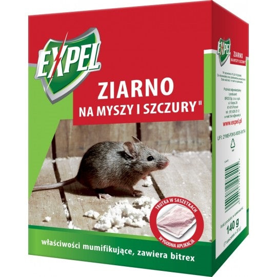 Expel Grain pentru șoareci și șobolani 140g