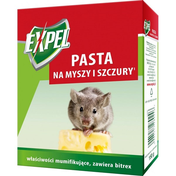 Pâte d'expulsion pour souris et rats 150g