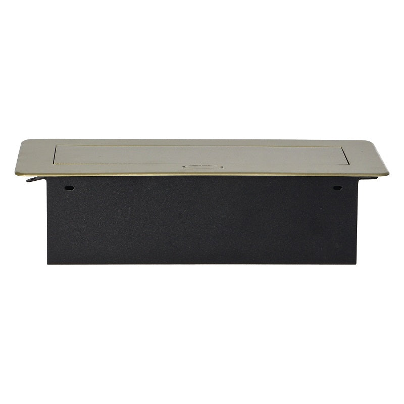Prise Encastrable 2x2p+z 2xusb Plat Laiton Bord