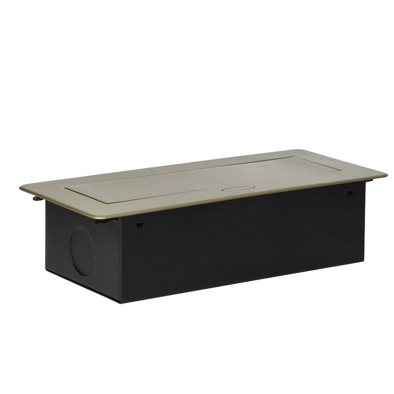 Prise Encastrable 2x2p+z 2xusb Plat Laiton Bord