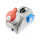 Installation Kit With Socket 32a 5p+2p+z (l-0-p) Red
