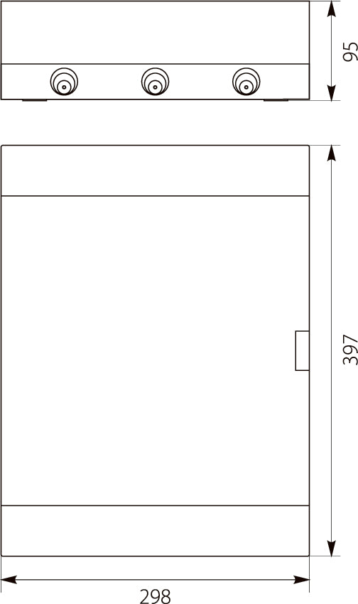 Modular Distribution Board 2x12 Surface-mounted Ip40 Srn-24 1.6