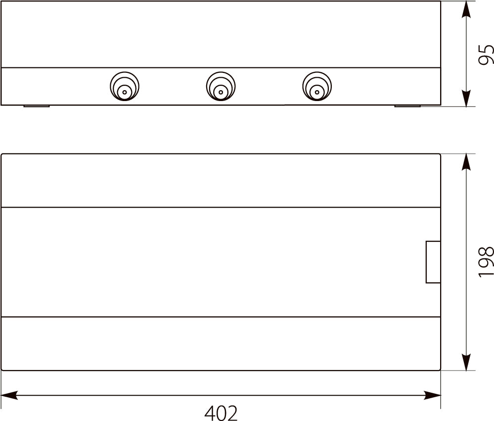 Modular Distribution Board 1x18 Surface-mounted Ip40 Srn-18 1.5