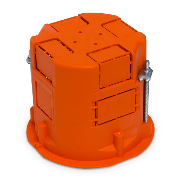 Puszka instalacyjna 60x60 Głęboki Pomarańcz G/k