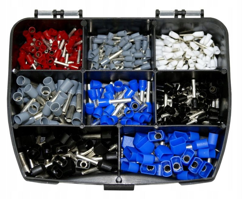 Set med isolerade hylsorterminaler 370 st.