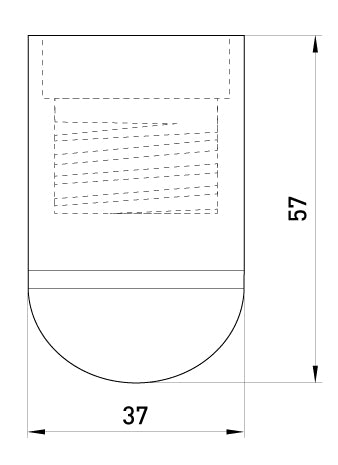 Portalampada E27 in Plastica Nera