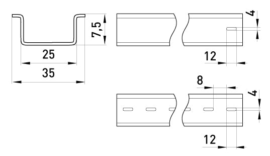 Guida Din Standard 101 1m