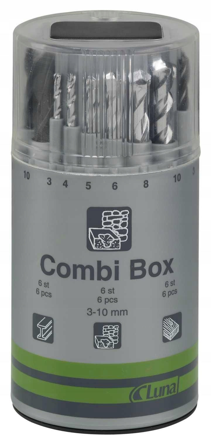Conjunto de brocas Combi Box 3-10mm.