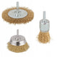 Brass Wire Brush Set 3 Pcs.