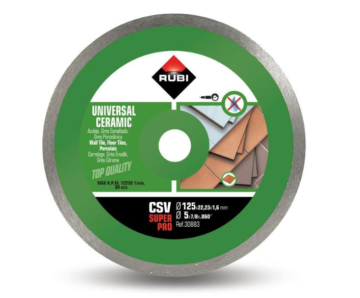 Diamond Blade For Wall Tiles Continuous Edge - Csv