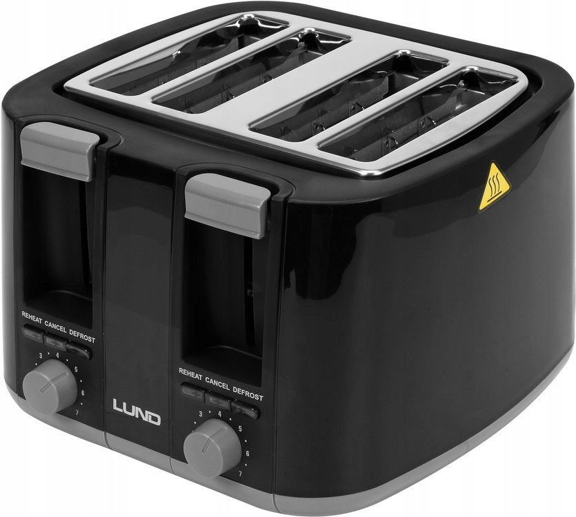 Toaster 1300-1500 W Schwarz
