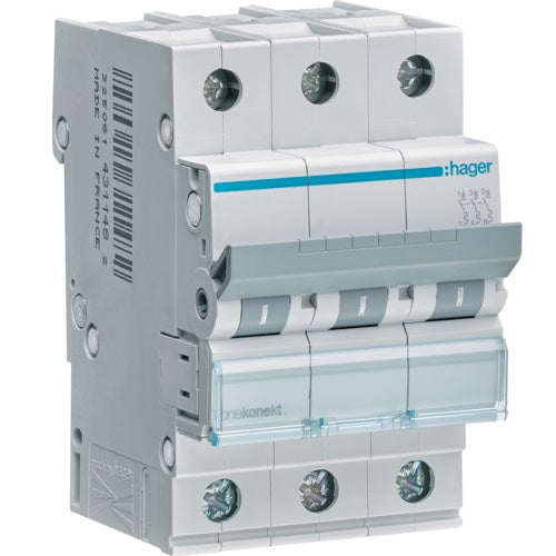 6ka 3-polet afbryder C 25a
