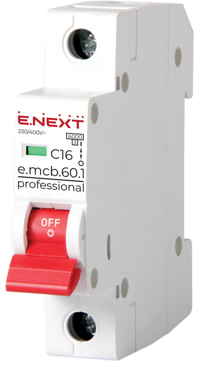 Mcb.pro60 1p C16a 6ka Overcurrent Circuit Breaker
