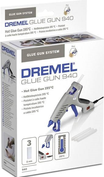 Pistola de pegamento Dremel 940-3 Eu de 11 mm