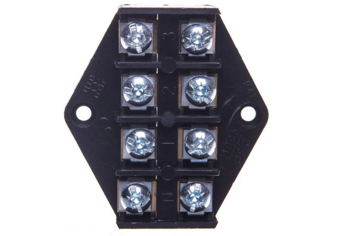 Svorkovnica odbočná doska Zpt/2,5mm2 4-cestná čierna