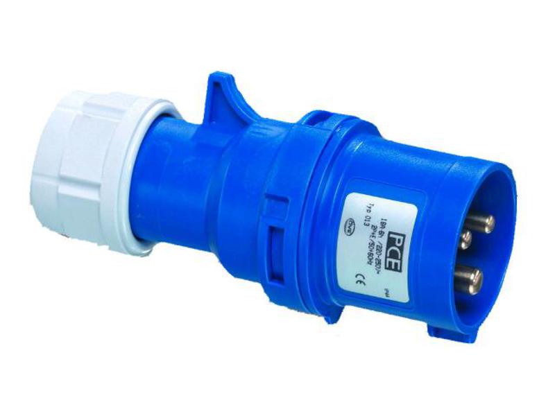 Portable Plug 32a 3p 230v Blue Ip44 Shark 023-6