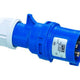 Portable Plug 32a 3p 230v Blue Ip44 Shark 023-6