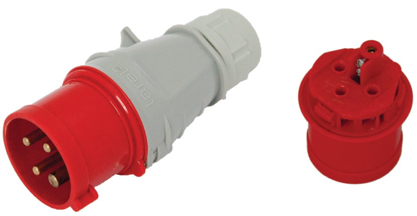 Преносим изолиращ щепсел 16a 400v 3p+z Ip44