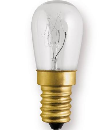 Speciale lamp voor oventafel 25w/e-14 300°c