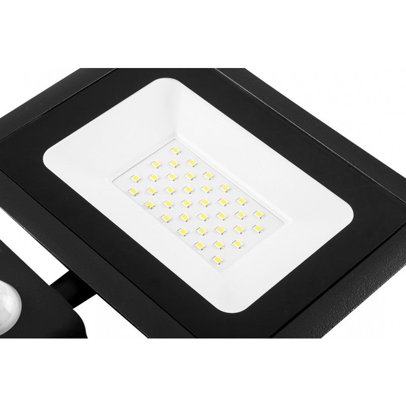 Smd Projektør Med Bevægelsessensor 30w 2400lm 230v