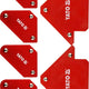 Set unghiuri de sudare magnetice 6 buc.