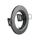 Faretto da Soffitto Parma IP20 Rotondo Nero Cromo