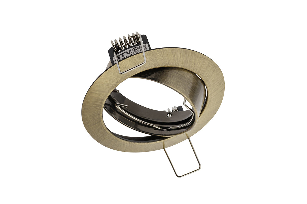 Plafondspot Porto-k Ip20 rond patina met regeling