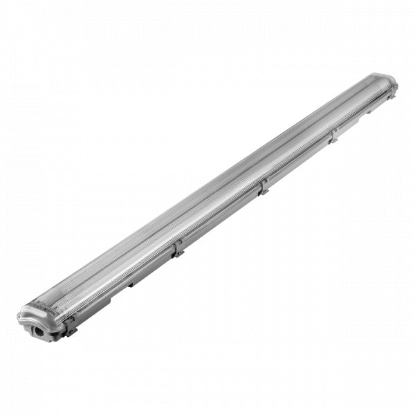 Ip65 Luminaire 120cm + 2 T8 Led Lamps 18w 3600lm 4000k