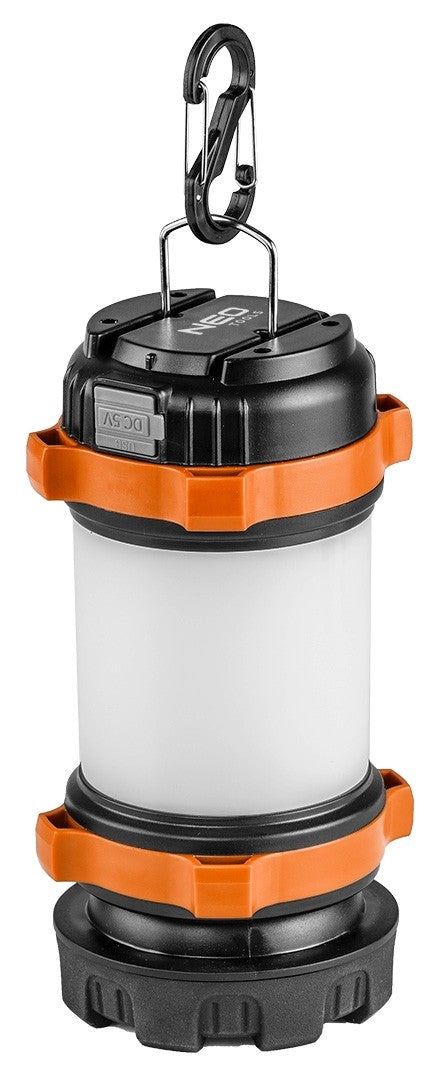 Genopladelig campinglampe 800 Lm Powerbank 3 i 1