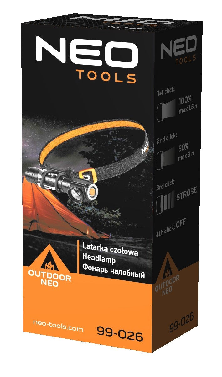 Usb nabíjateľná čelovka 800lm Cree Xml-t6 LED