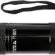 Flashlight Alúmanam 9 Leds Dubh