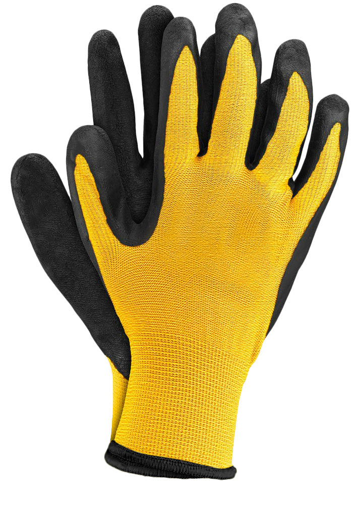 Rtela geel gecoate polyester handschoenen 9 Pp003