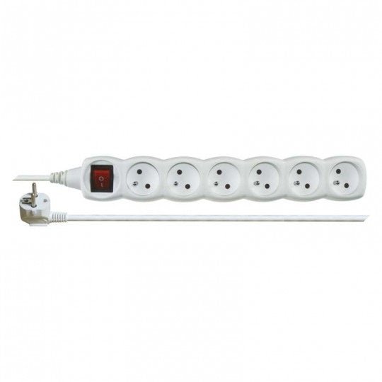 Extension Cord With Switch 5m 6 Sockets