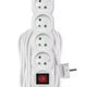 Extension Cord With Switch 10m 5 Sockets