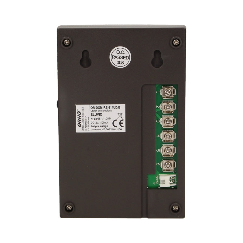 Single-family Intercom N/t Hands-free Black Eluvio