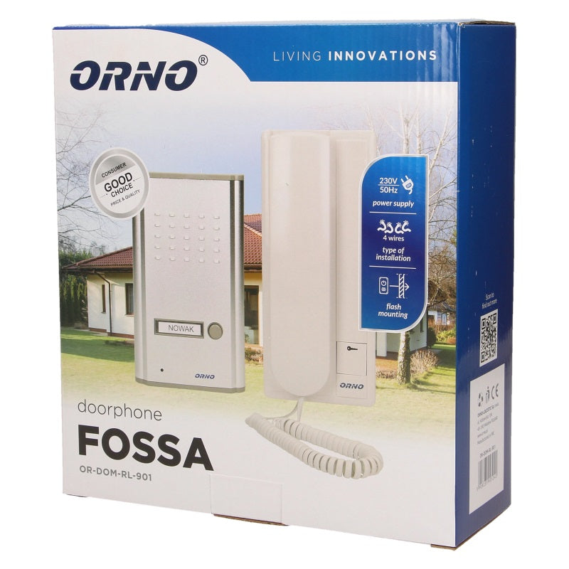 Single-family Intercom P/t White Fossa