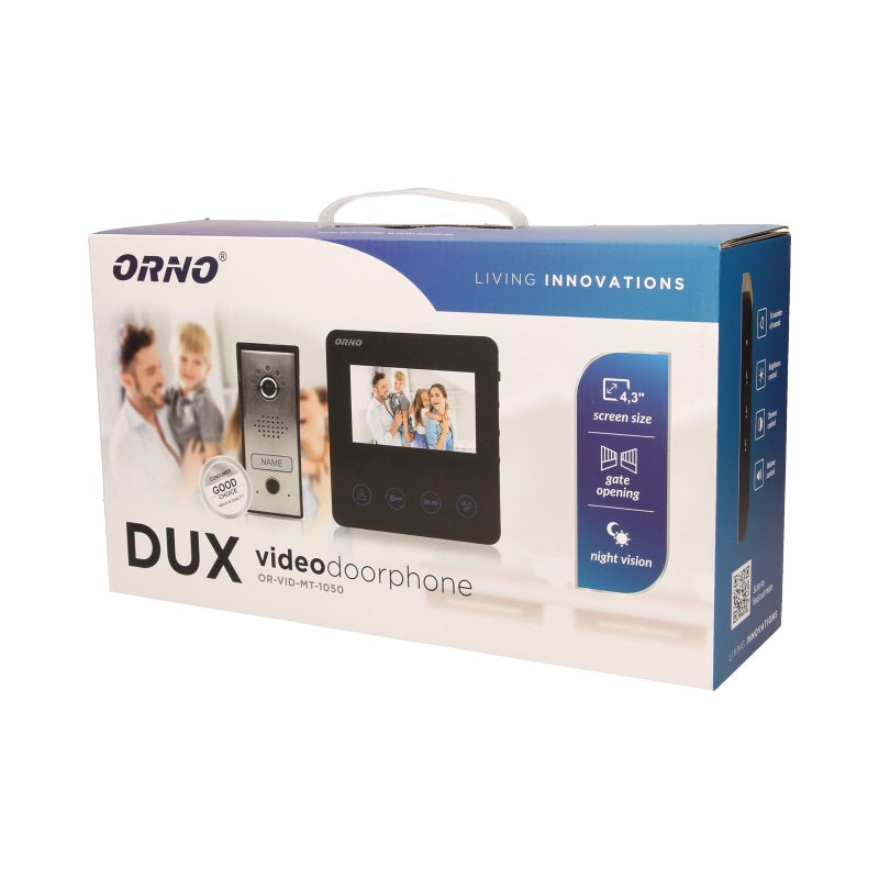 Hands-free Video Intercom 4.3' Lcd Black Dux