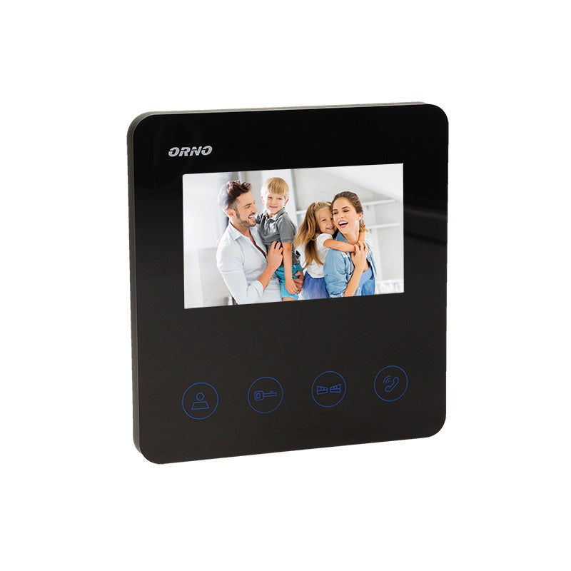 Hands-free video interkom 4,3' LCD Black Dux