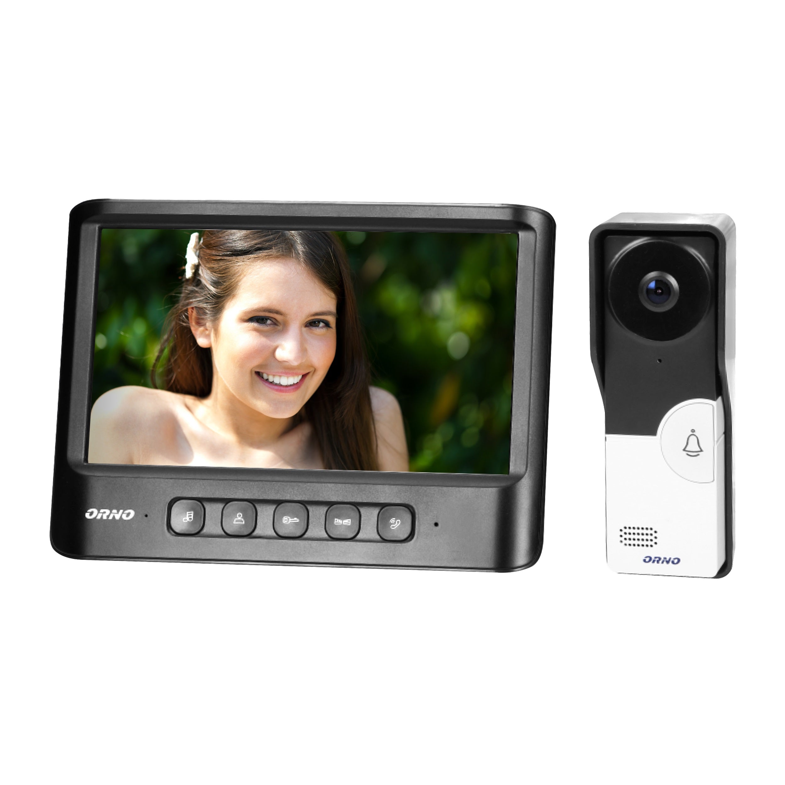 Interphone vidéo mains libres 7' Lcd Noir Imago