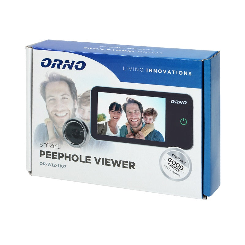 Electronic Door Viewer 4' Silver