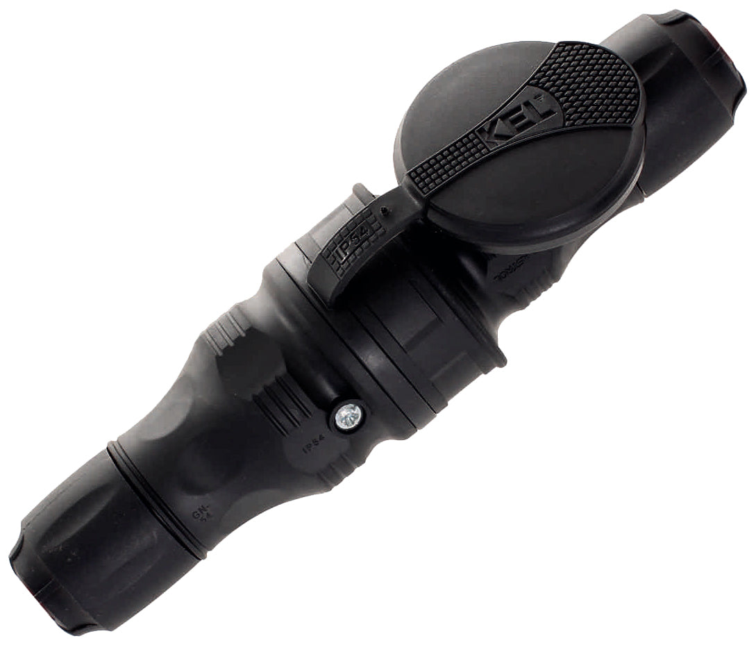 Extrem Ip54 Plug + Socket Set Black