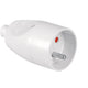 Single Socket 16a 250V Levehető fehérrel/fehérrel