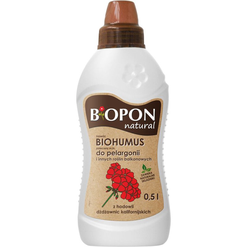 Biohumus - Gödsel för Pelargoner 0,5l