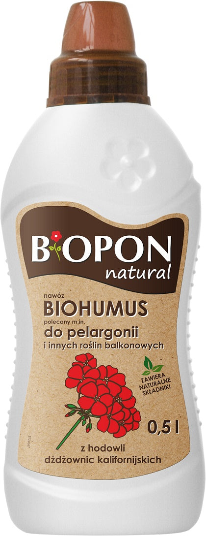 Biohumus - Meststof voor Geraniums 1l