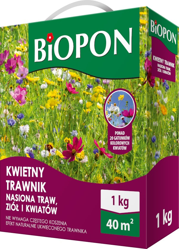 Flower Lawn - Amestec de iarbă și semințe de flori 1kg