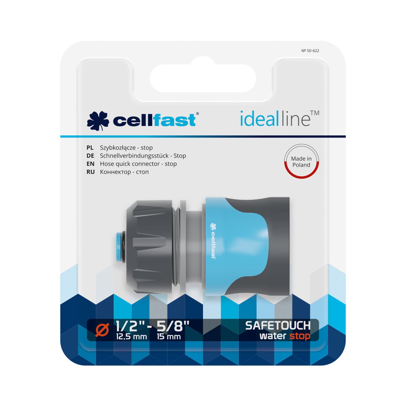 Quick Coupler Stop 1/2'' Safetouch Ideal