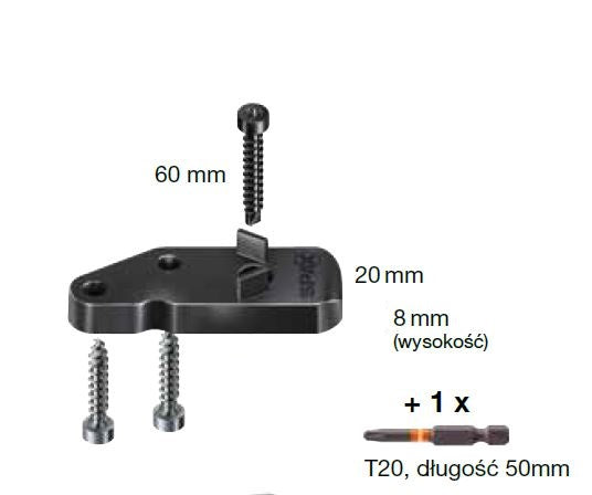 Stick Pro per installazione invisibile di tavole da terrazza da 1 m2 (40).