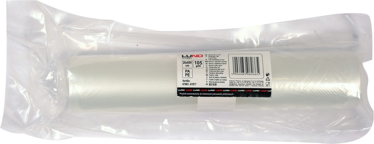 Geknoopte Folie Voor Vacuümverpakking Op Rol 28x600cm.